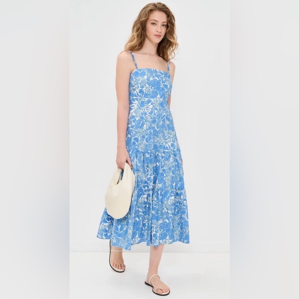 NWT O.P.T Dagney Cotton Midi Dress, Size 8